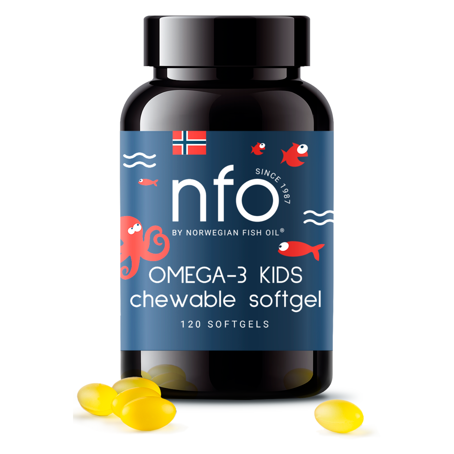 Omega-3 Kids with Vitamin D - AplusOmega